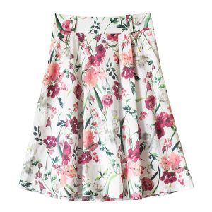 Floral Midi Skirt
