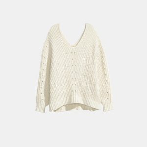 Ivory Relaxed Knit