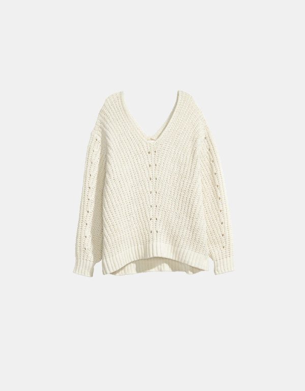 Ivory Relaxed Knit